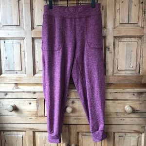Women's Joy Lab XS Burgundy Cropped Joggers